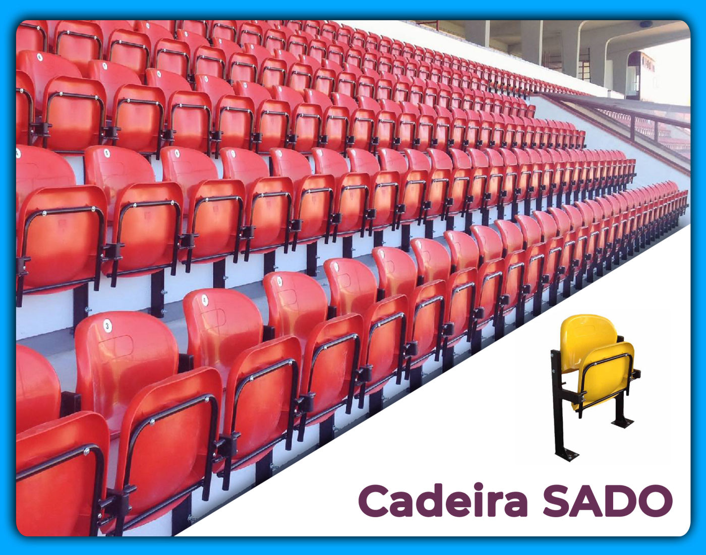 Portfólio instalações cadeira desportiva SADO