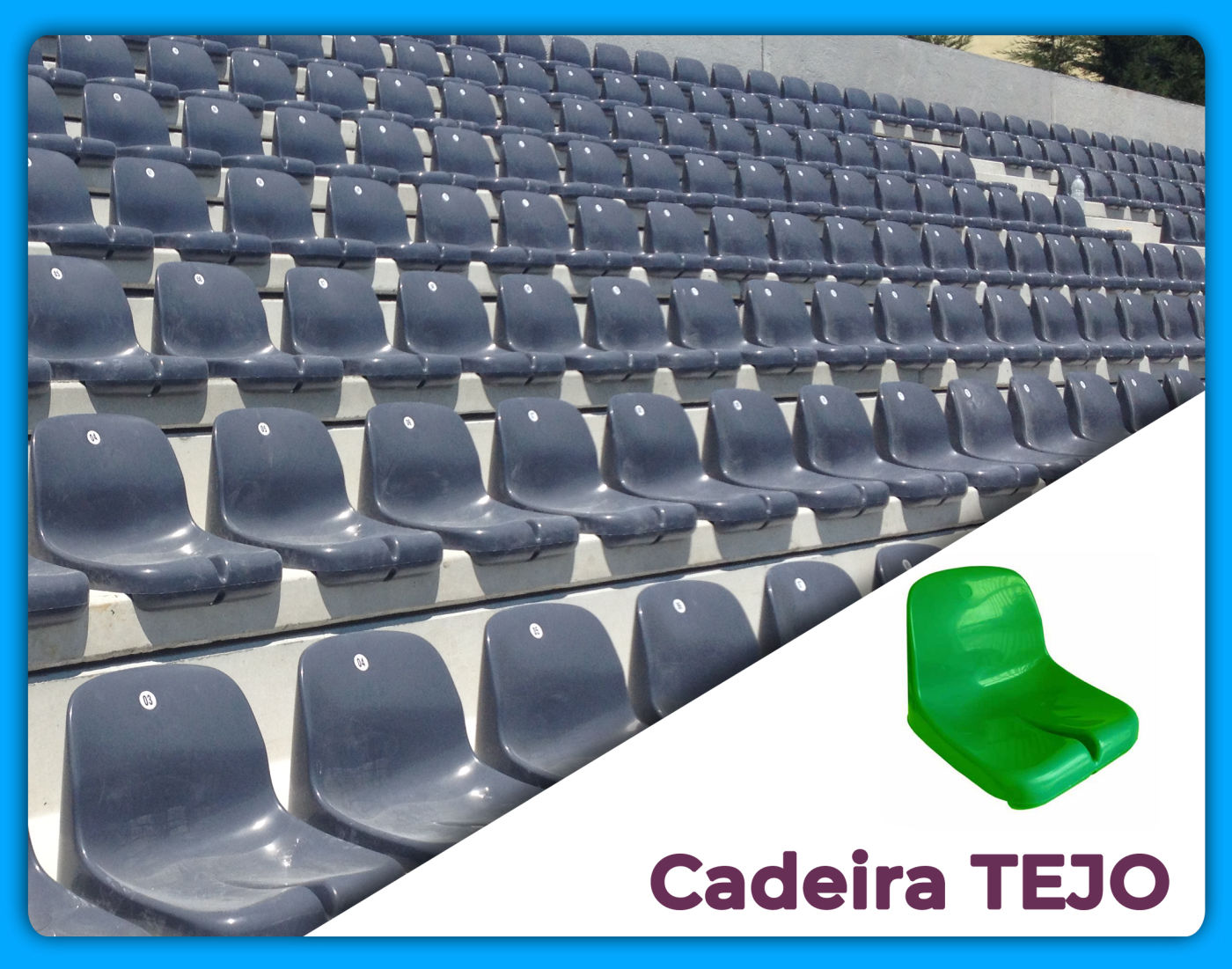 Portfólio instalações cadeira desportiva TEJO